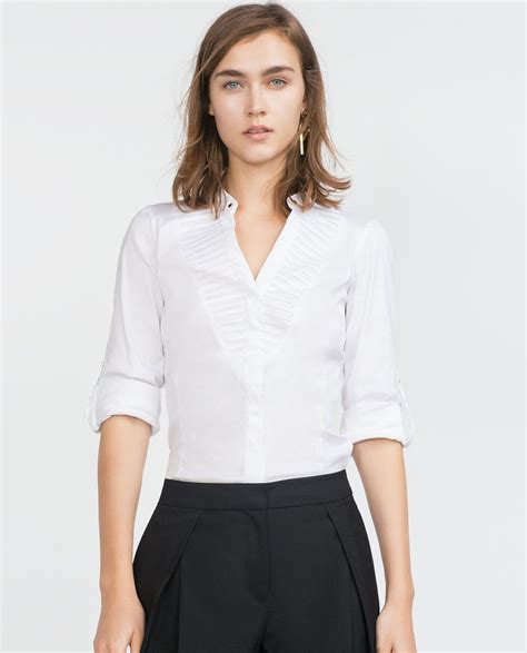 zara white shirt|12 of Zara's Best Tops For Women in 2023 .